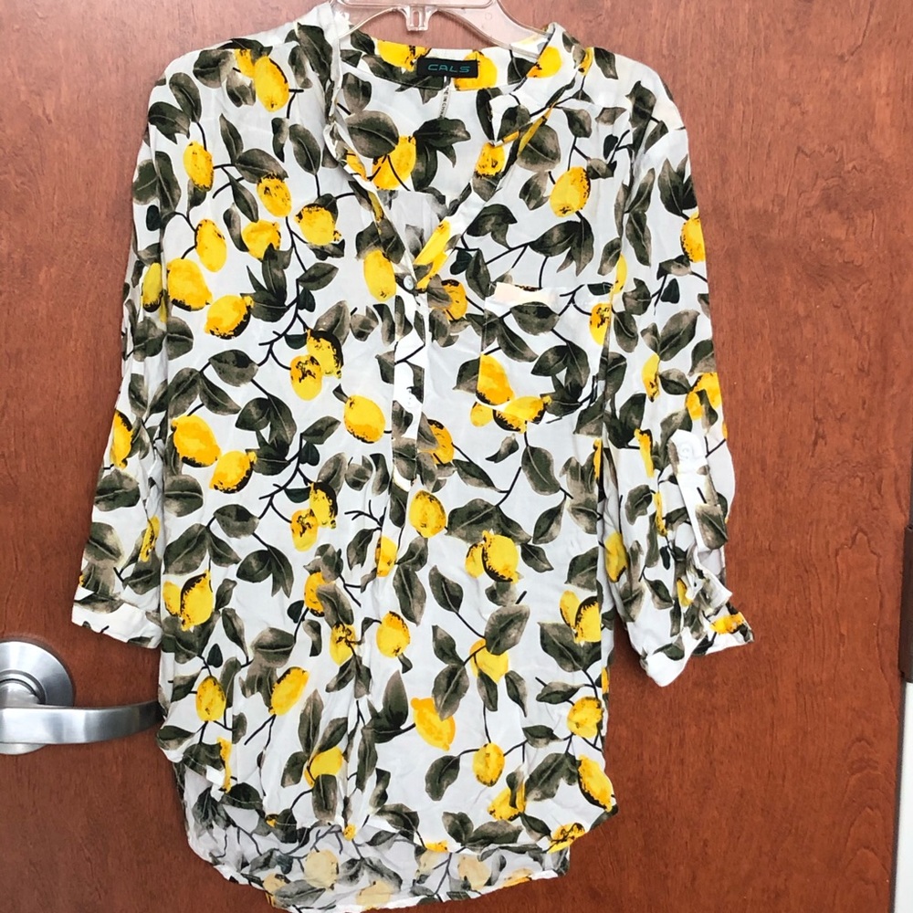Lemon printed blouse